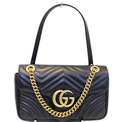 black gucci marmont bag small|authentic Gucci Marmont crossbody bag.